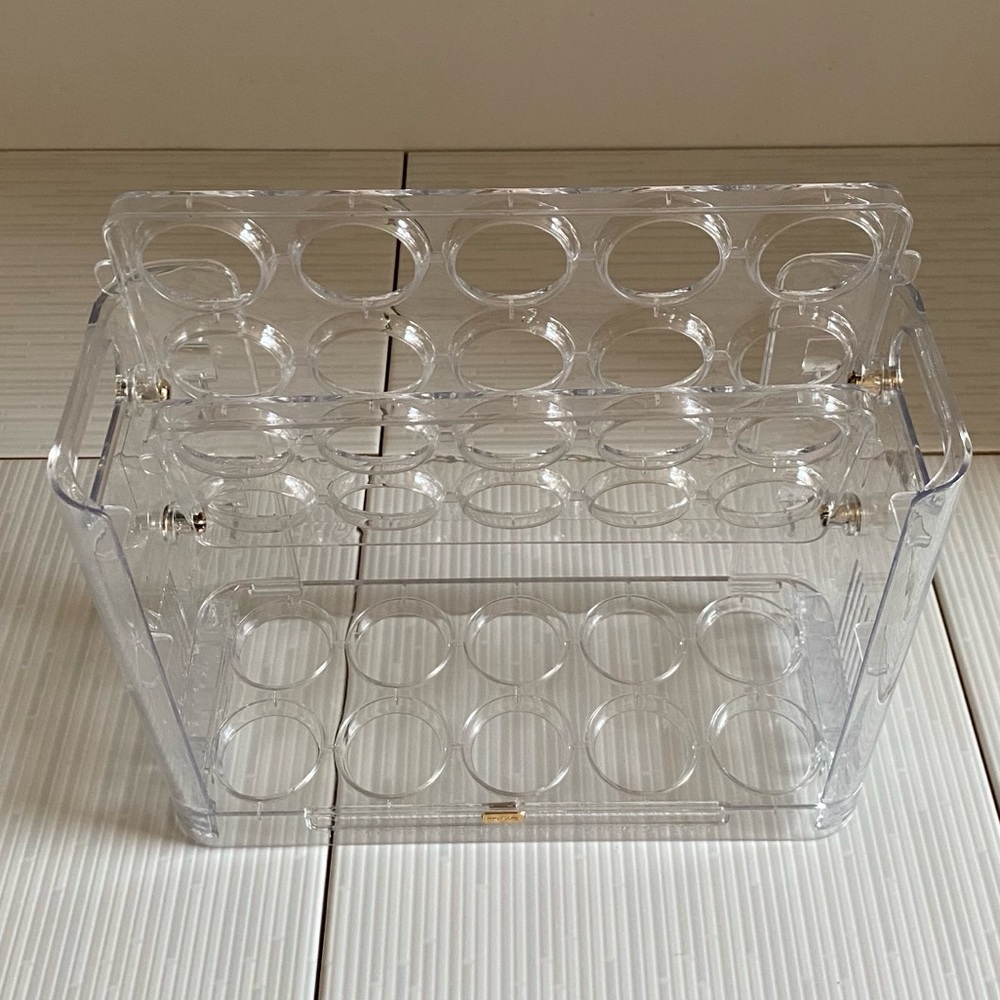 Egg Space Saver Storage Organizer 3 Three Tier Fridge NEW Cottagecore - Picture 5 of 16
